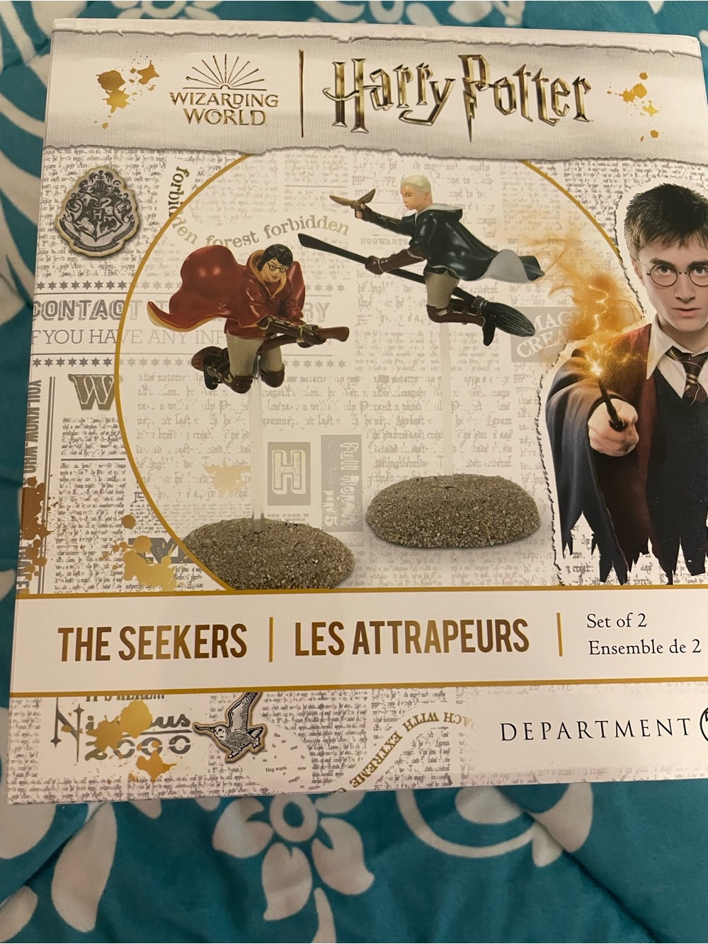 Warner Bros. Harry Potter Seeker Figures - Red, Black & Gold- Collectible